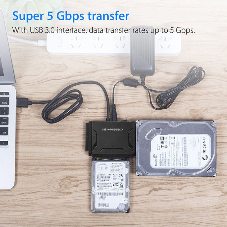 Lisslune | SATA / IDE to USB 3.0 Adapter 2.5 / 3.5 Inch Hard Drive Adapter Cable Converter