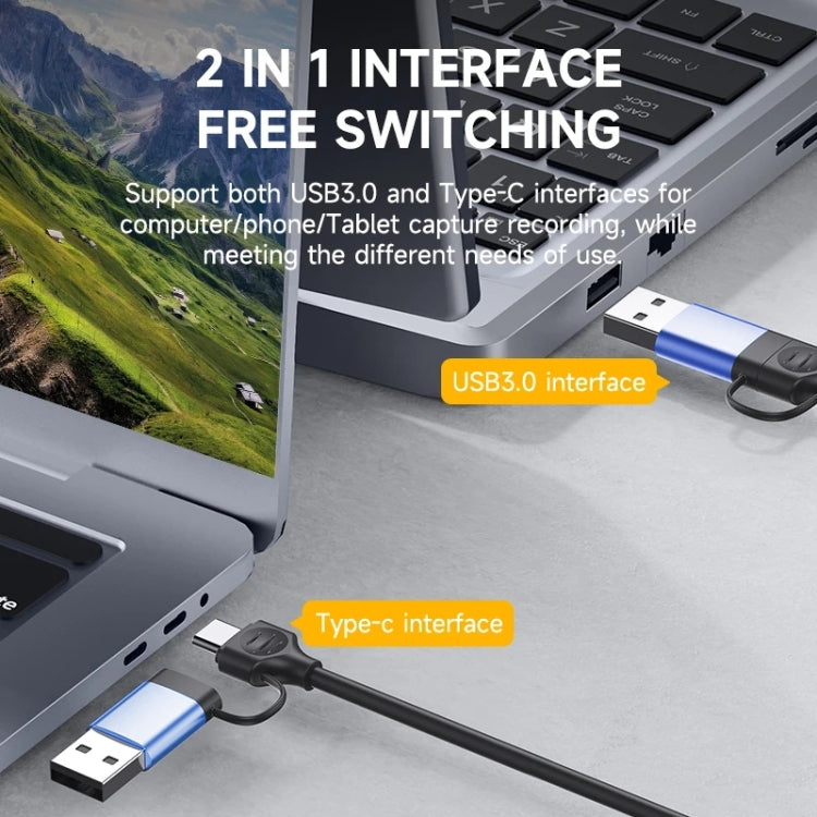 Lisslune | V05E USB 3.0 + USB-C / Type-C to HDMI Adapter Cable