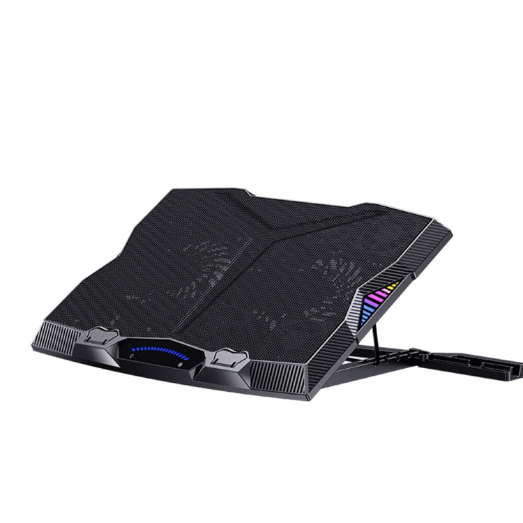 Lisslune | Benks SR08 Notebook Computer Cooling Fan Pad Desktop Laptop Riser Stand with LED Light