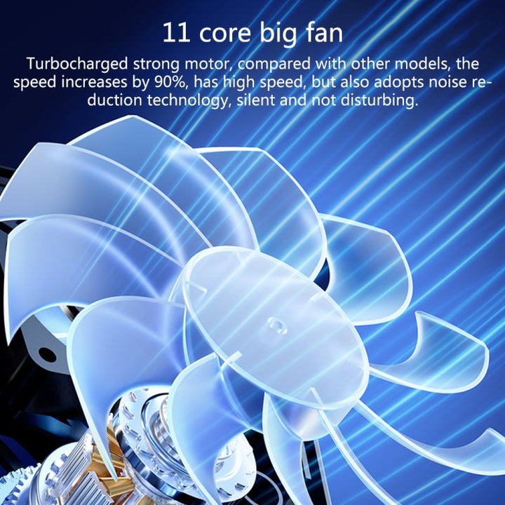 Lisslune | Benks SR08 Notebook Computer Cooling Fan Pad Desktop Laptop Riser Stand with LED Light