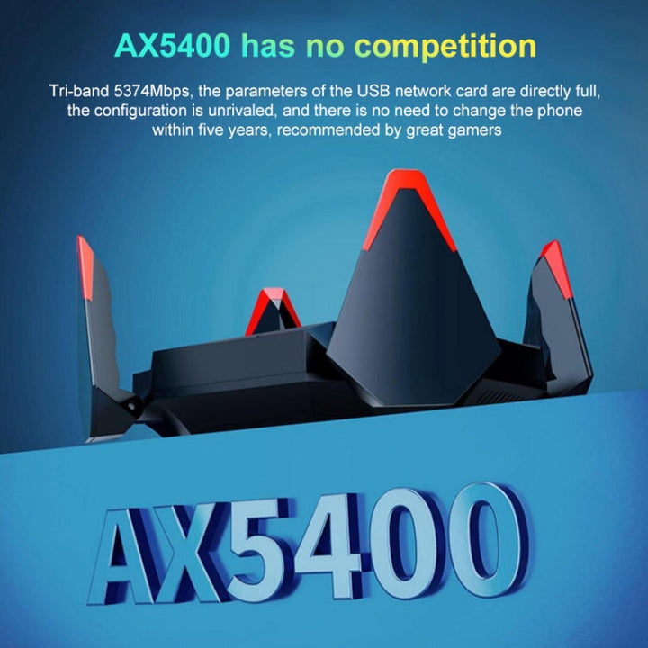 Lisslune | COMFAST CF-977AX 5400Mbps Tri-Band Wireless Network Card WiFi6 Type-C Adapter