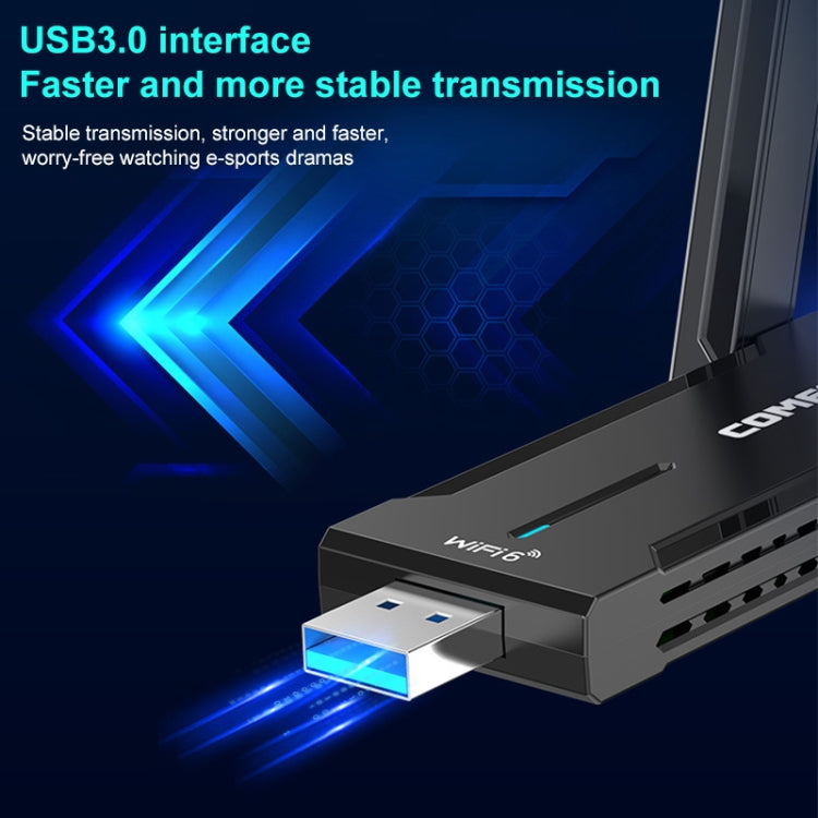 Lisslune | COMFAST 972AX 5400Mbps WiFi6 Free Drive USB Wireless Network Card