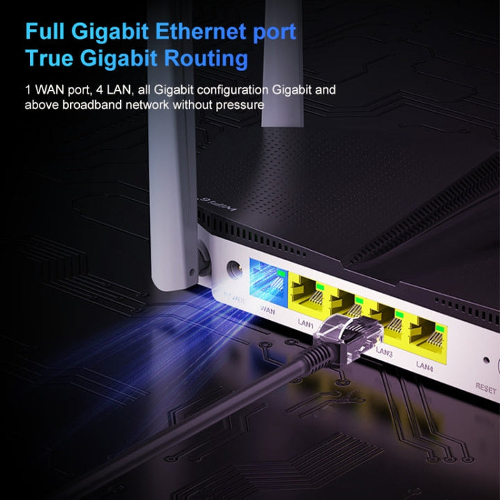 Lisslune | Wireless Router, COMFAST CF-WR633AX 1800Mbps WiFi6 Dual Band Gigabit Router