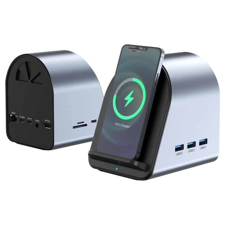 Lisslune | BYL-2211 10 in 1 USB-C / Type-C HUB Adapter, Supports Phone Charger