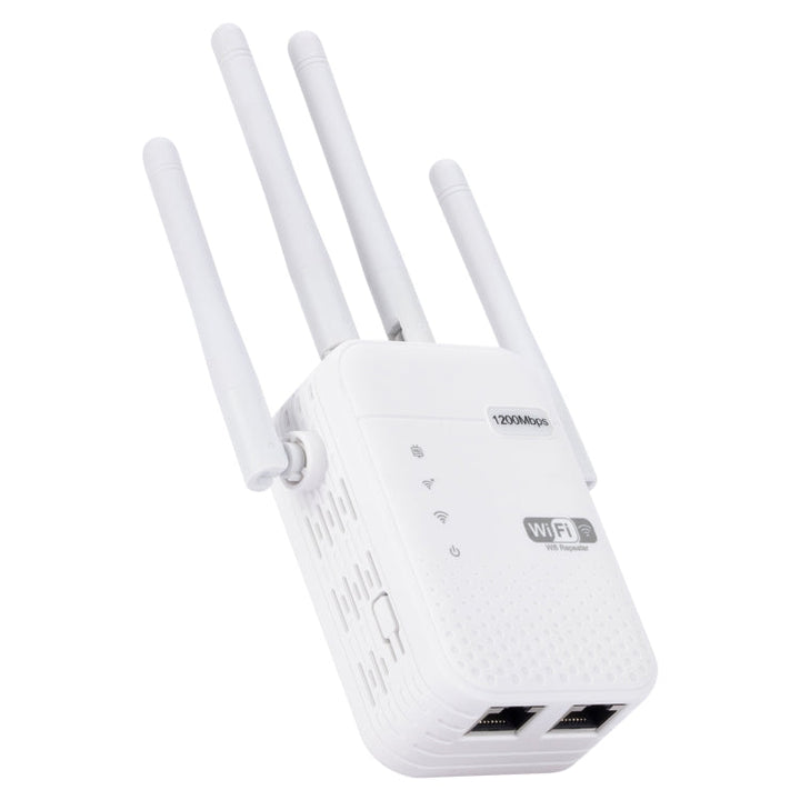 Lisslune | ZX-R08 1200Mbps 2.4G/5G Dual-Band WiFi Repeater Signal Amplifier, US Plug