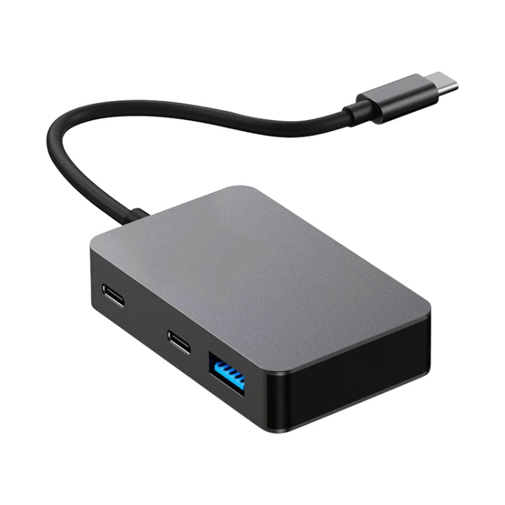 Lisslune | BYL-2316 5 in 1 USB-C / Type-C to USB3.0 & Type-C multifunctional docking station HUB adapter (Dark gray)