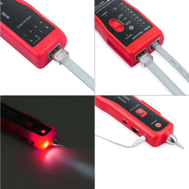 Lisslune | RJ11 / RJ45 Telephone Cable Tracker Ethernet LAN Network Cable Tester Detector Line Finder