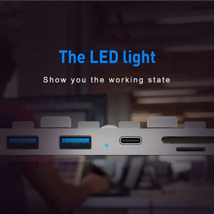 Lisslune | Rocketek HC412 USB3.0 x 3 + SD / TF card reader HUB adapter