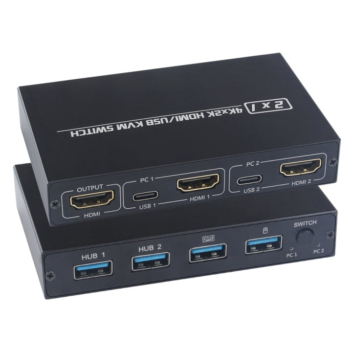 Lisslune | AM-KVM201CL 2x1 4Kx2K HDMI / USB / KVM Switch