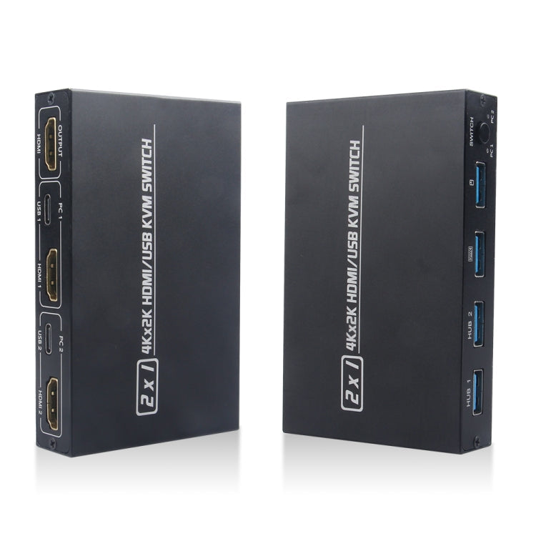 Lisslune | AM-KVM201CL 2x1 4Kx2K HDMI / USB / KVM Switch