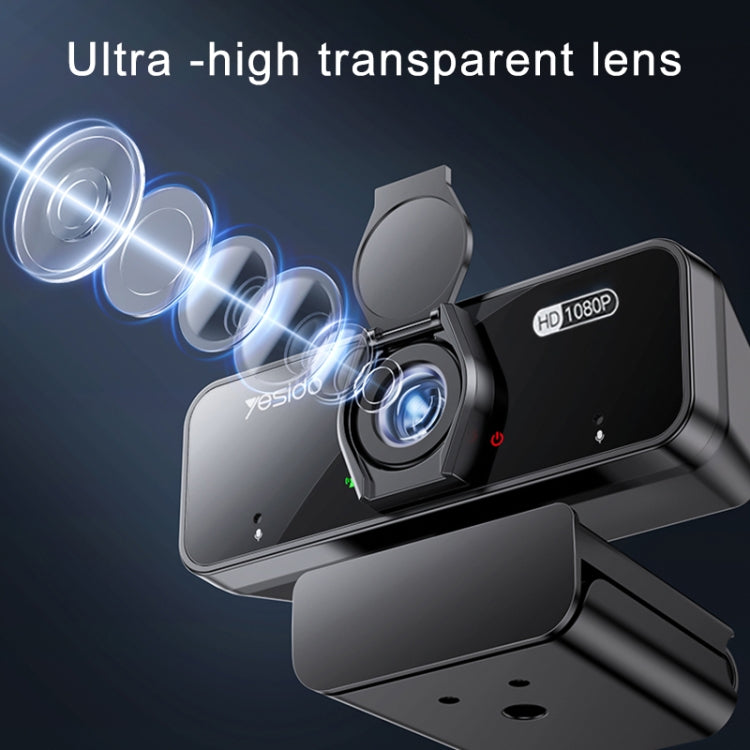 Lisslune | Yesido KM13 1080P 2.0MP USB Webcam, Cable length 1.5 m
