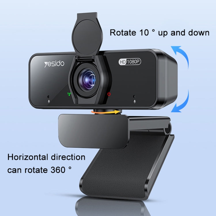 Lisslune | Yesido KM13 1080P 2.0MP USB Webcam, Cable length 1.5 m