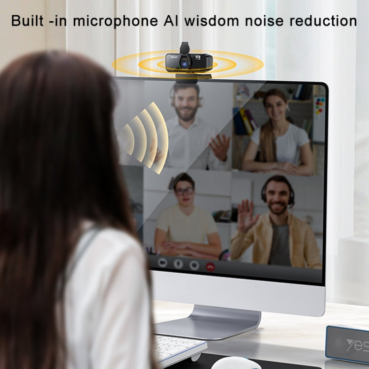 Lisslune | Yesido KM14 2K 4.0MP HD USB Webcam, Cable length 1.5m
