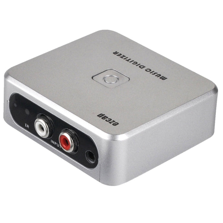 Lisslune | EZCAP241 Audio Capture Recorder Adapter Card, 3.5mm RCA R/L Analog Audio to MP3 Music Digitizer Converter (Silver)