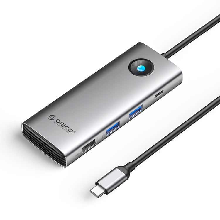 Lisslune | ORICO PW11-8PC Type-C / USB-C 8-in-1 5Gbps Multifunction Docking Station (Dark Gray)