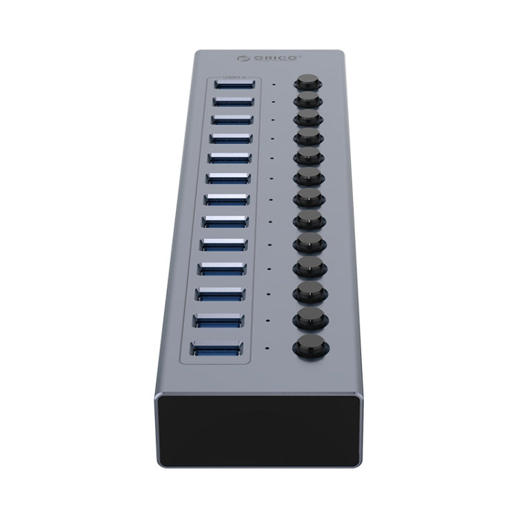 Lisslune | ORICO BT2U3-13AB-GY-BP Multi-Ports Single Switch HUB, EU Plug