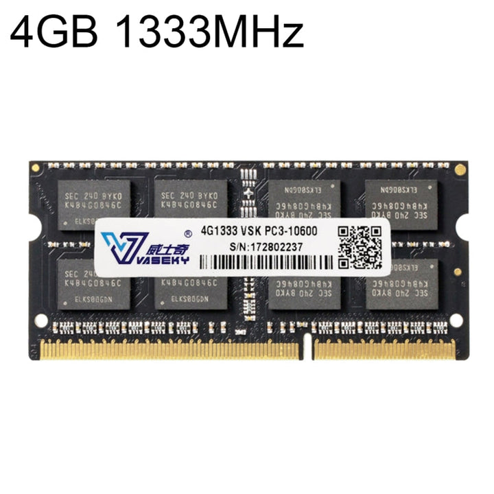 Lisslune | Vaseky 4GB 1333MHz PC3-10600 DDR3 PC memory RAM module for laptop