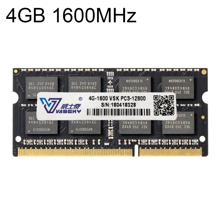 Lisslune | Vaseky 4GB 1600MHz PC3-12800 DDR3 PC Memory RAM Module for Laptop