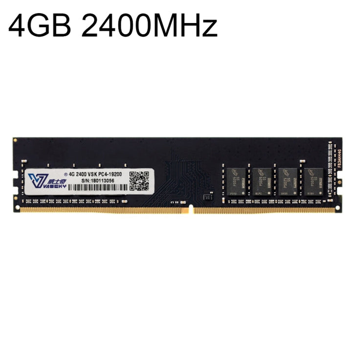Lisslune | Vaseky 4GB 2400MHz PC4-19200 DDR4 PC Memory RAM Module for Desktop