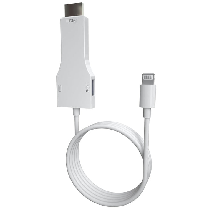 Lisslune | NK-1078 8 Pin to HDMI male + USB female adapter cable, length: 1m