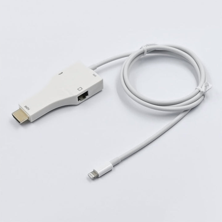 Lisslune | NK-1079 8 Pin to HDMI male + USB female + RJ45 female adapter cable, length: 1m