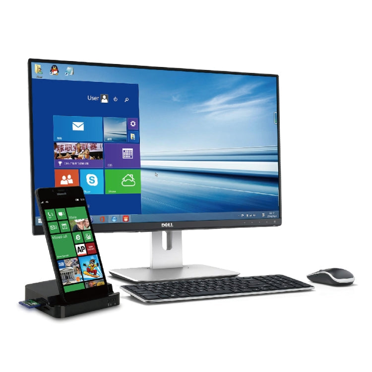 Lisslune | 9138 6 in 1 USB-C / Type-C to 4K HDMI + 2 x USB 3.0 + Type-C + SD / TF card reader multifunctional HUB docking station with holder (Black)