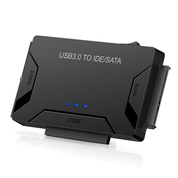 Lisslune | USB 3.0 to SATA / IDE hard drive converter adapter cable for 2.5 inch / 3.5 inch SATA IDE HDD, cable length: 1m