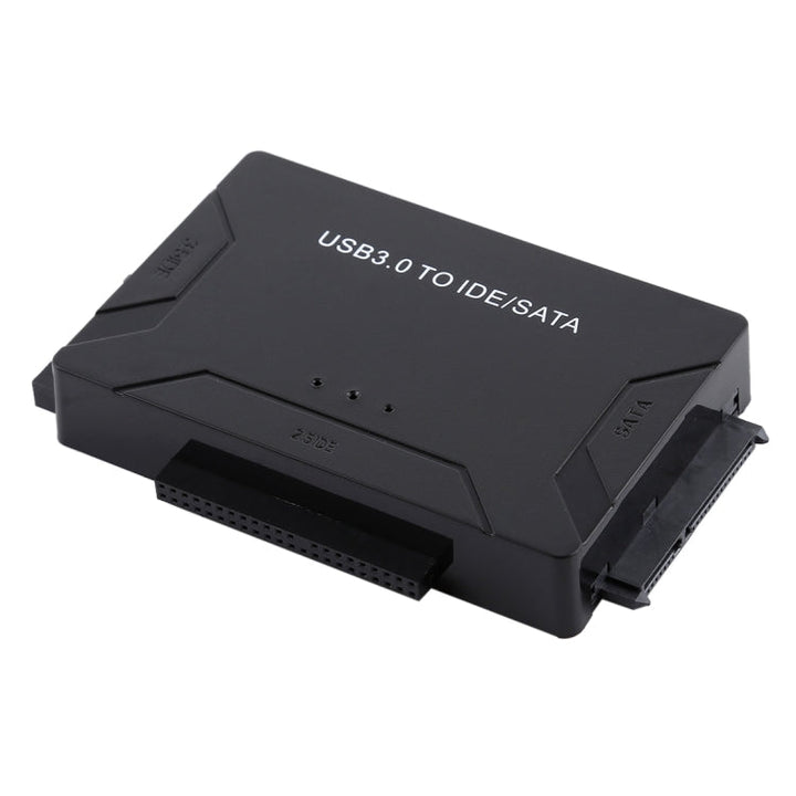 Lisslune | USB 3.0 to SATA / IDE hard drive converter adapter cable for 2.5 inch / 3.5 inch SATA IDE HDD, cable length: 1m
