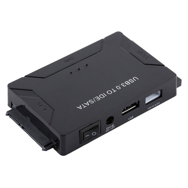 Lisslune | USB 3.0 to SATA / IDE hard drive converter adapter cable for 2.5 inch / 3.5 inch SATA IDE HDD, cable length: 1m