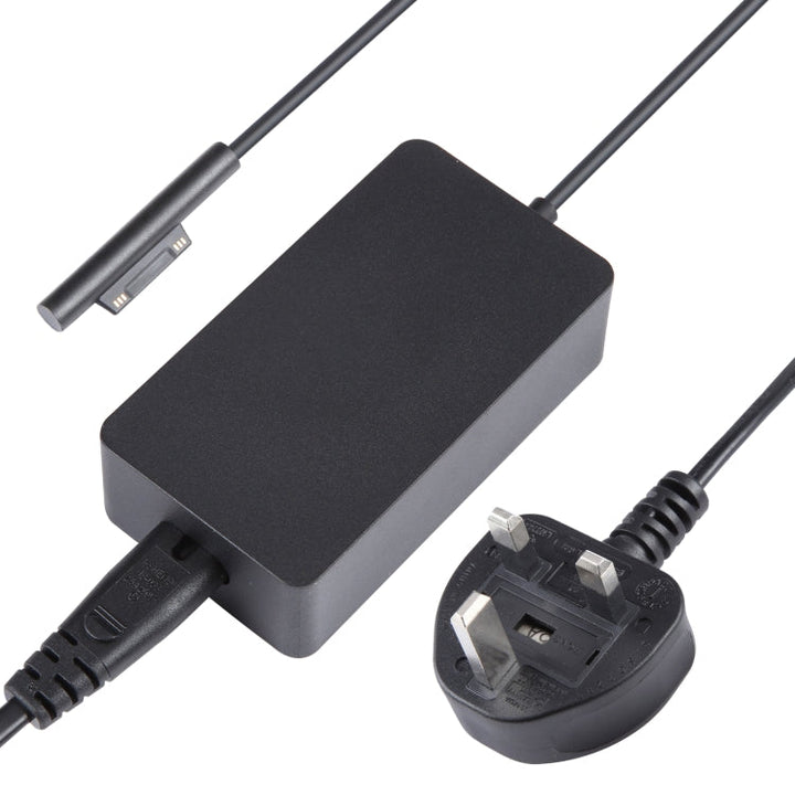 Lisslune | For Microsoft Surface Pro 7 / 7 Plus / 8 / 9 / X & Laptop 3 / 4 / 5 65W Laptop Power Adapter (UK Plug)