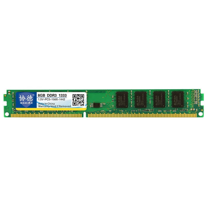 Lisslune | XIEDE X032 DDR3 1333MHz 8GB 1.5V General Full Compatibility Memory RAM Module for Desktop PC