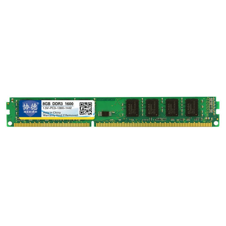 Lisslune | XIEDE X035 DDR3 1600MHz 8GB 1.5V General Complete Compatibility Memory RAM Module for Desktop PC