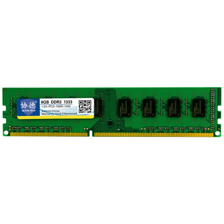 Lisslune | XIEDE X038 DDR3 1333MHz 8GB General AMD Special Strip Memory Module RAM for Desktop PC