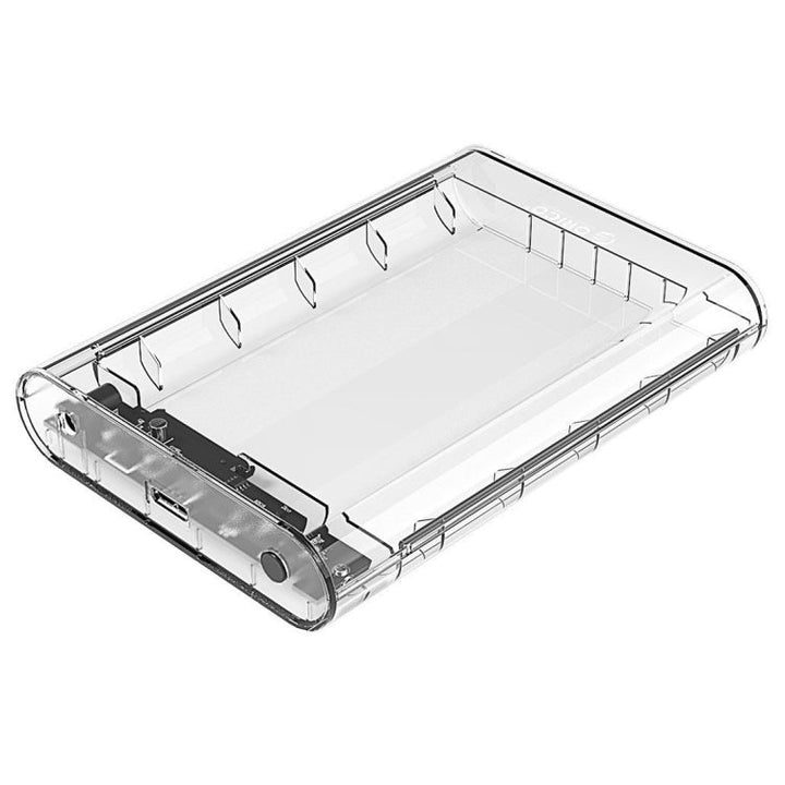 Lisslune | ORICO 3139U3 3.5 inch SATA HDD USB 3.0 Micro B External Hard Drive Enclosure Storage Enclosure (Transparent)