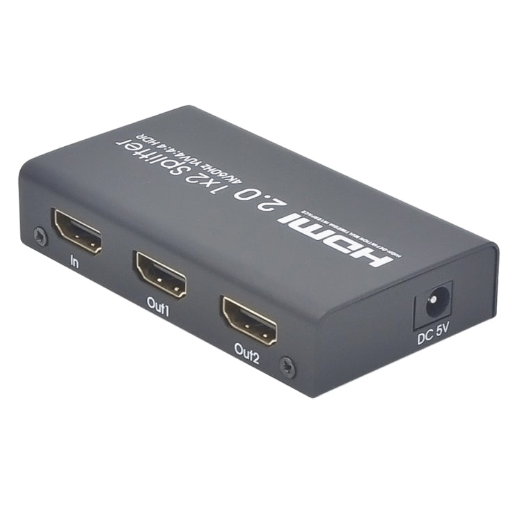 Lisslune | AYS-12V20 HDMI 2.0 1x2 4K Ultra HD Switch Splitter(Black)