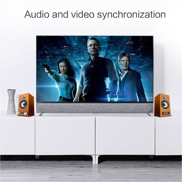 Lisslune | AYS-14V20 HDMI 2.0 1x4 4K Ultra HD Switch Splitter (Black)