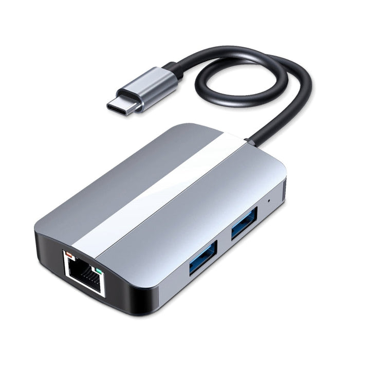Lisslune | BYL-2112 5 in 1 USB-C / Type-C to USB Multifunctional Docking Station HUB Adapter