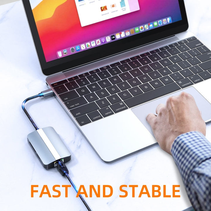 Lisslune | BYL-2112 5 in 1 USB-C / Type-C to USB Multifunctional Docking Station HUB Adapter