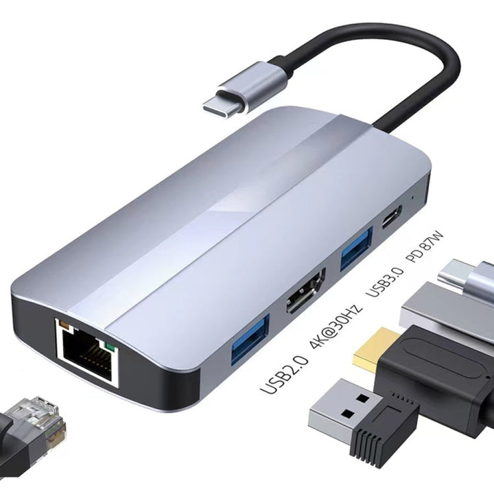 Lisslune | BYL-2109 5 in 1 USB-C / Type-C to USB Multifunctional Docking Station HUB Adapter