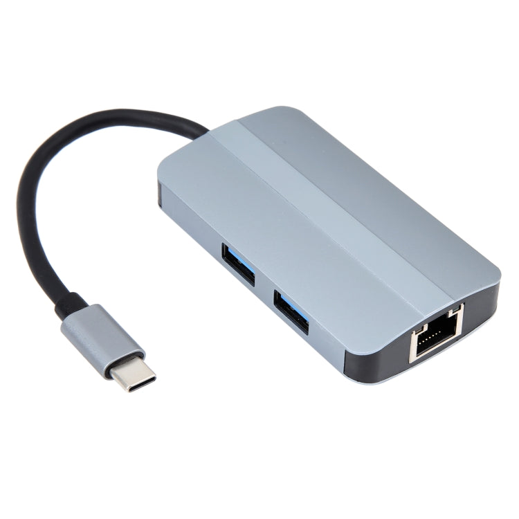 Lisslune | BYL-2203 6 in 1 USB-C / Type-C to USB Multifunctional Docking Station HUB Adapter