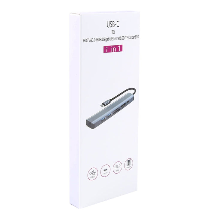 Lisslune | BYL-2303 7 in 1 USB-C / Type-C to USB Multifunctional Docking Station HUB Adapter