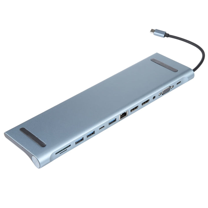 Lisslune | BYL-2003U2 12 in 1 USB-C / Type-C to USB Multifunctional Docking Station HUB Adapter