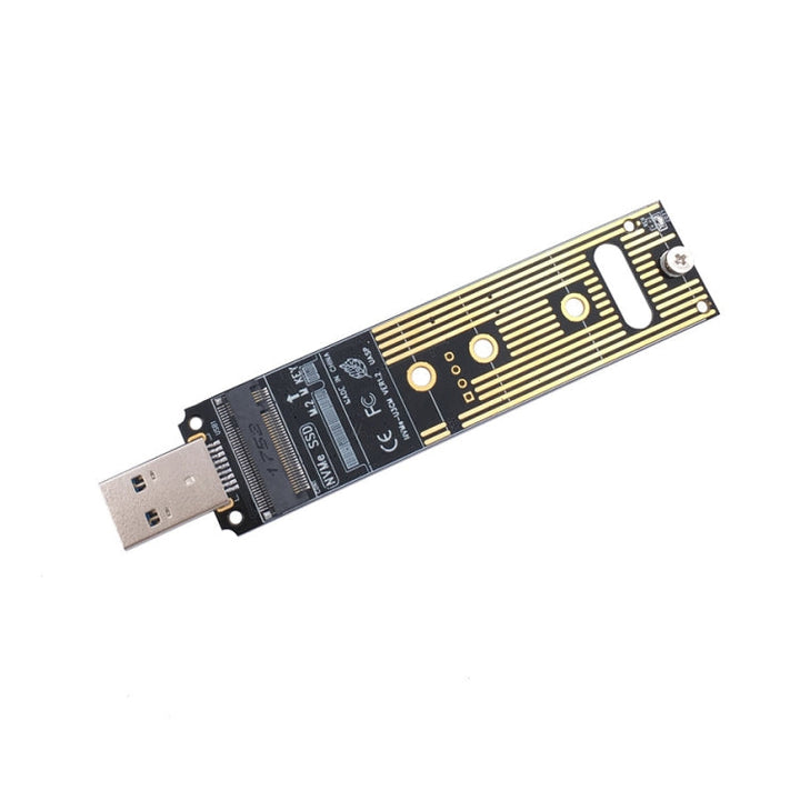 Lisslune | MSA7780 M.2 NVME PCI-E SSD to USB 3.1 Type-A Plug-in Adapter Card