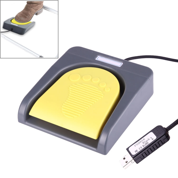 Lisslune | FS2016_USB PCsensor USB foot switch foot control keyboard, multimedia / keyboard / gamepad / mouse / string / B ultrasound image acquisition functions
