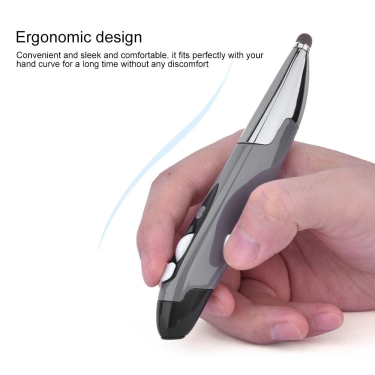 Lisslune | PR-06S 4-Button Smart Wireless Optical Mouse with Stylus Pen Function, Supports Voice Control / Translation (Gray)