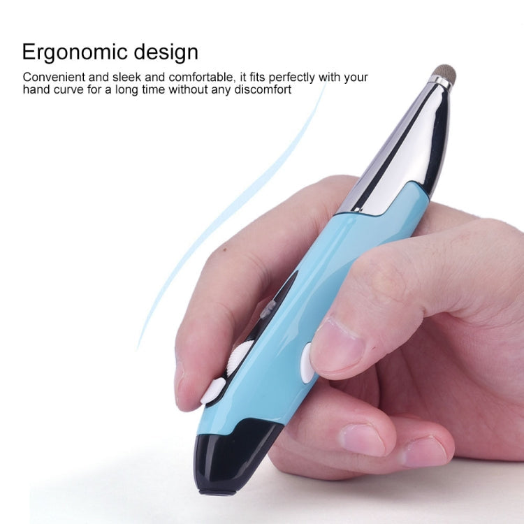 Lisslune | PR-06S 4-Button Smart Wireless Optical Mouse with Stylus Pen Function, Voice Control / Translation Support (Blue)