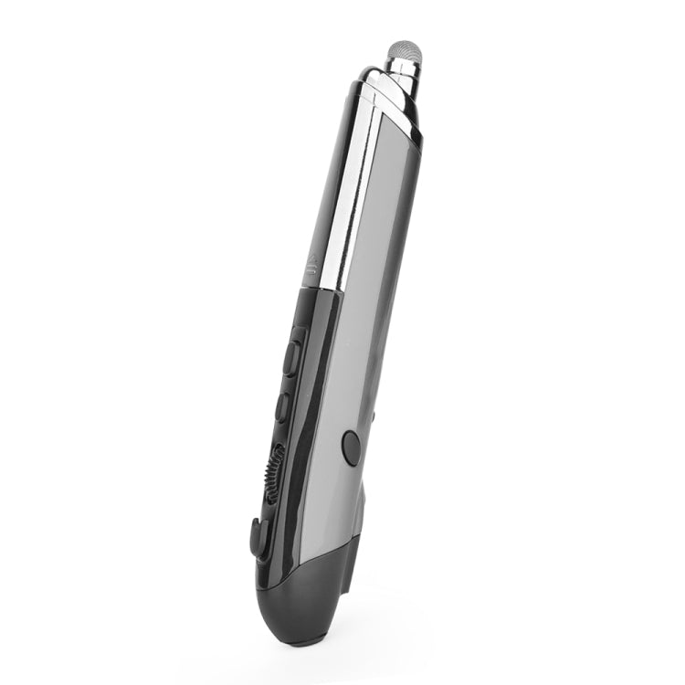 Lisslune | PR-08 6-Button Smart Wireless Optical Mouse with Stylus Pen & Laser Function (Gray)