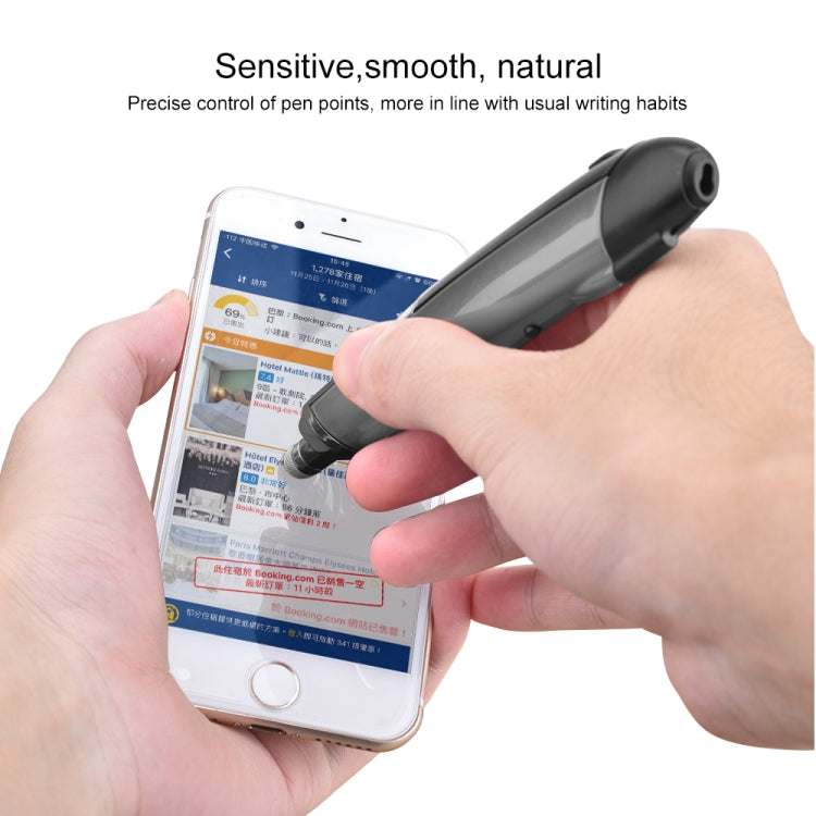 Lisslune | PR-08 6-Button Smart Wireless Optical Mouse with Stylus Pen & Laser Function (Gray)