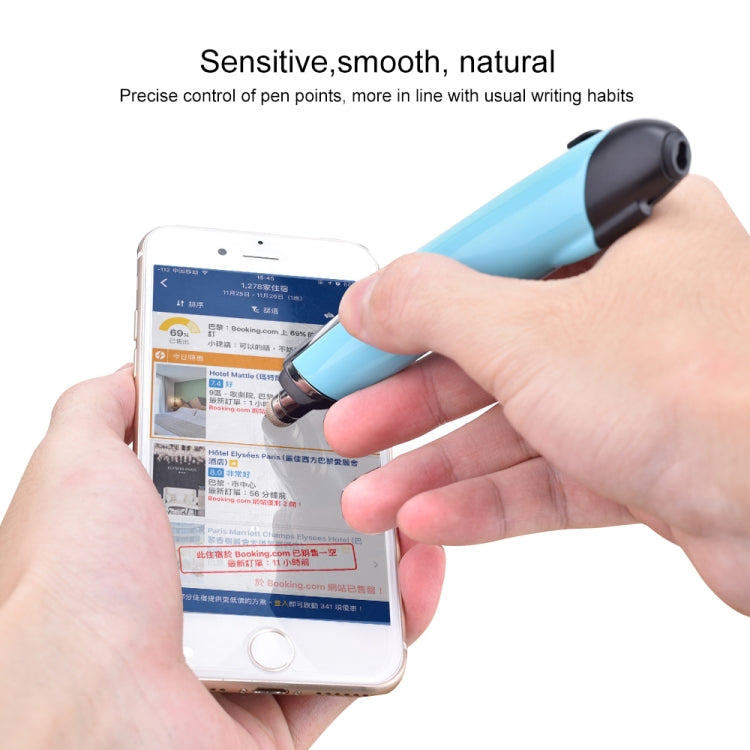 Lisslune | PR-08 6-Button Smart Wireless Optical Mouse with Stylus Pen & Laser Function (Blue)
