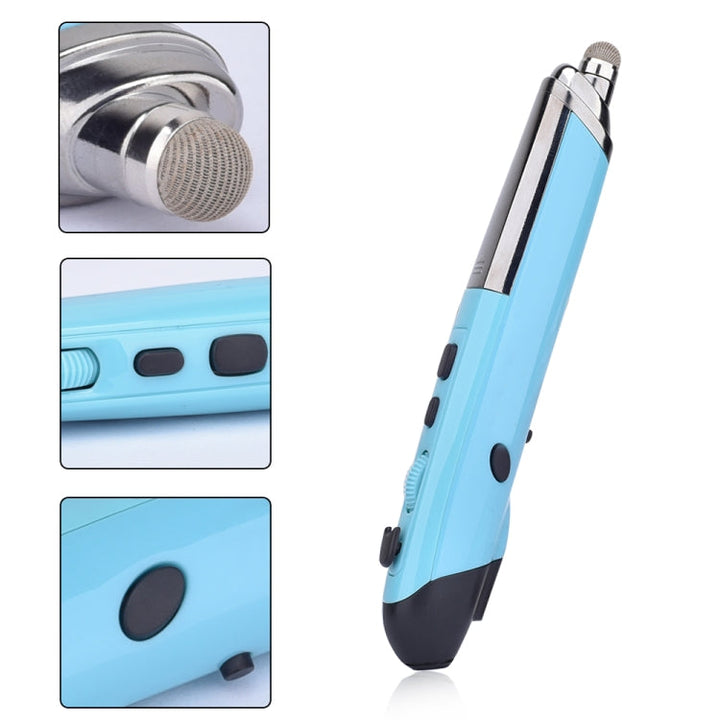 Lisslune | PR-08 6-Button Smart Wireless Optical Mouse with Stylus Pen & Laser Function (Blue)